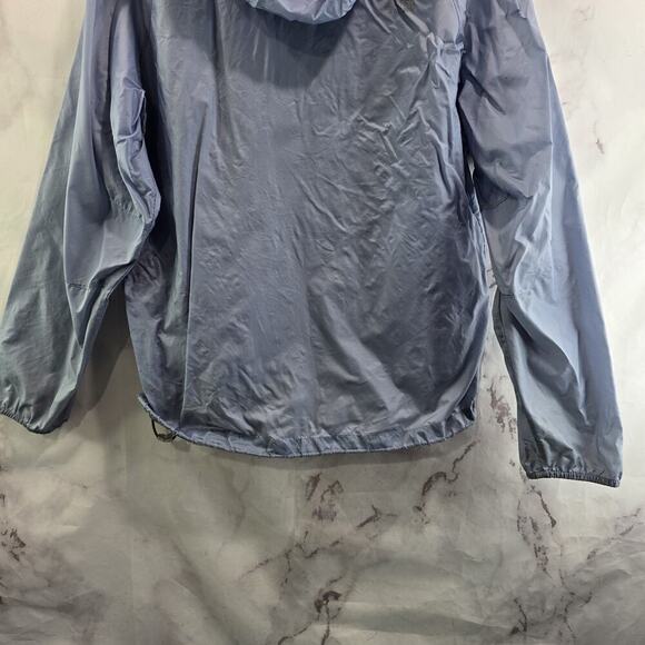 The North Face Jacket Womens Medium Blue Black Zip Running Windbreaker - Picture 7 of 10